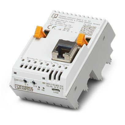 Phoenix Contact Signal Conditioner Gateway; MINI MCR-2-V8-MOD-TCP; for up to 8 MINI Analog Pro modules; MODBUS/TCP; 12 - 24VDC
